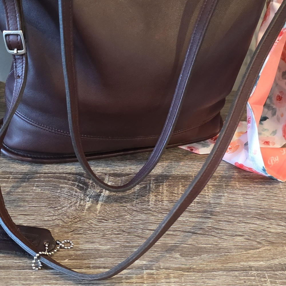 Coach Vintage Westport Bucket Bag Mahogany Excellent 1998 # 4242 - Picture 4 of 11